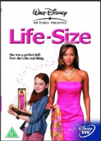 DVD cover for "Life-Size" featuring Tyra Banks and a young girl.