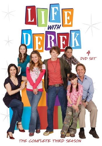 Life With Derek" Season 3 DVD cover featuring the show's cast.