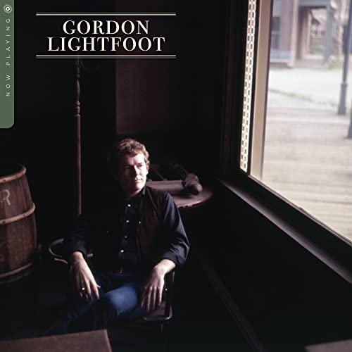 Gordon Lightfoot album cover featuring a portrait of the artist.
