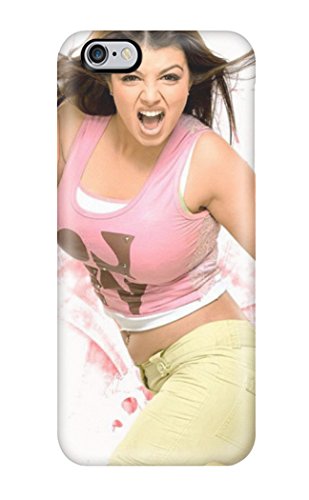 Woman in pink tank top yelling, featured on a phone case.