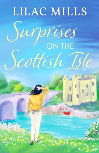Book cover depicting a woman looking towards a castle on an isle.