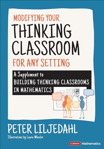 Book cover with title and illustration of students discussing math.