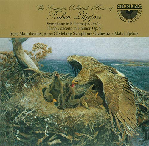 CD cover: Eagle family in a nest with a seascape background.