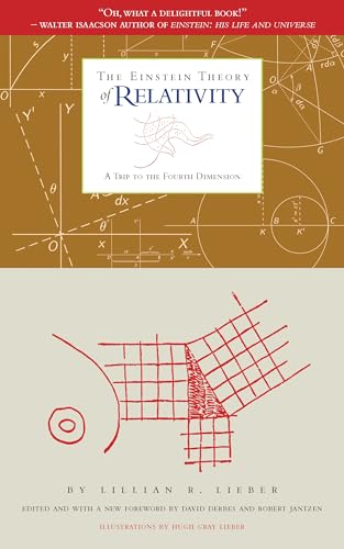 Book cover: "The Einstein Theory of Relativity" with mathematical diagrams.