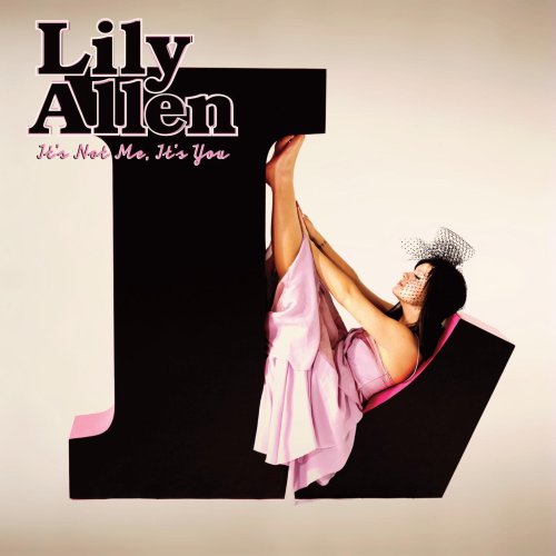 Lily Allen album cover featuring a large letter “L” and a reclining woman.