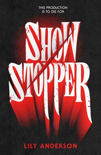 Book cover for "Showstopper" with bold red and white lettering, dark background.