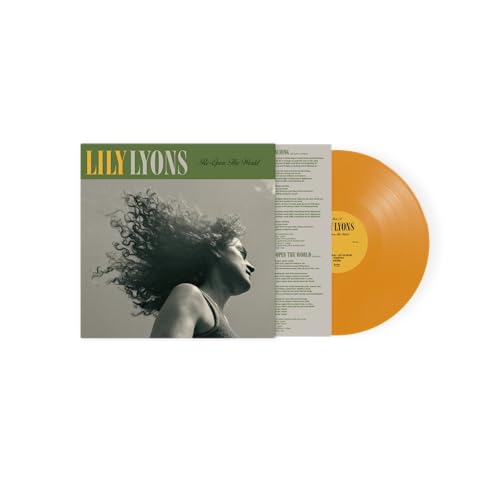 Lily Lyons vinyl record with a woman’s portrait and orange disc.