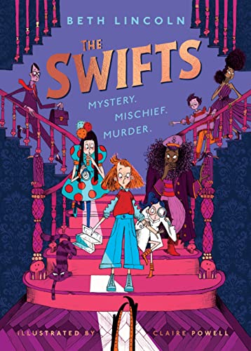 Book cover featuring a group of diverse young people on a staircase.