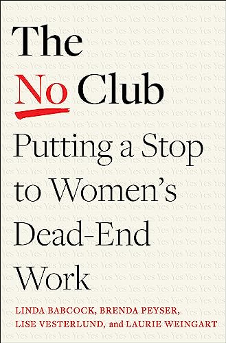 Book cover titled The No Club with authors listed on a patterned background.