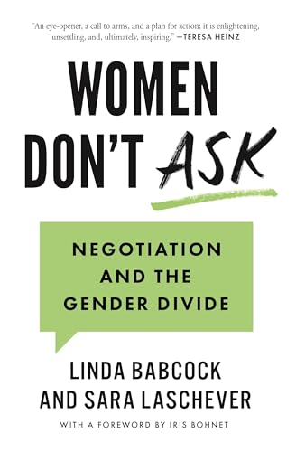 Book cover titled Women Don't Ask by Linda Babcock and Sara Laschever.