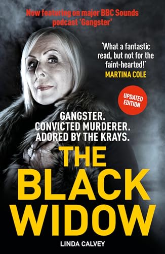 Book cover featuring a portrait of a woman with the title "The Black Widow".