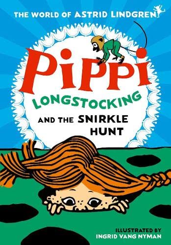 Book cover: Pippi Longstocking with a monkey, red text, and orange hair.