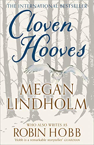 Book cover: “Cloven Hooves” by Megan Lindholm, featuring an owl in a forest.