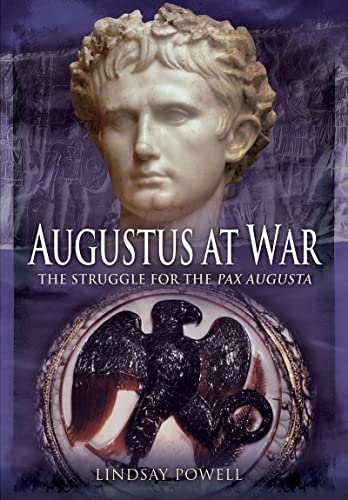 Book cover showing a marble bust of Augustus above a Roman eagle emblem.