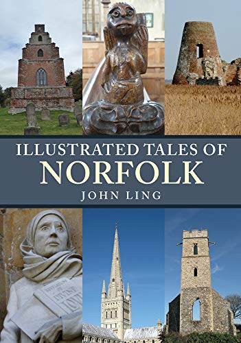 Book cover featuring historic Norfolk architecture and carved figures.