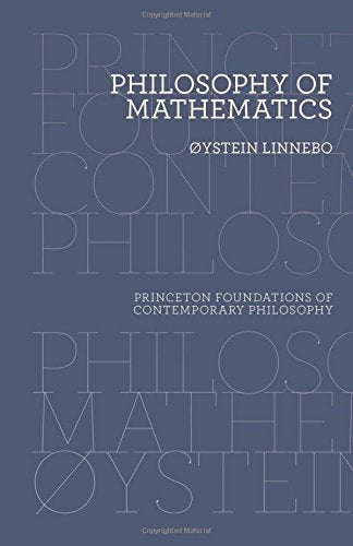 Book cover: "Philosophy of Mathematics" by Øystein Linnebo, blue background.