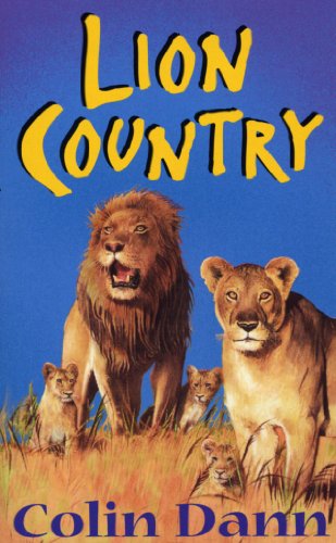 Book cover: lions—adults and cubs—in a grassy landscape.