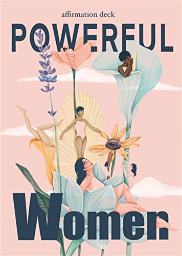 Illustration of women amongst flowers, with the words "Powerful Women" displayed.
