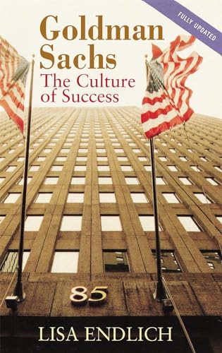 Book cover: “Goldman Sachs: The Culture of Success” with American flags.