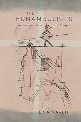 Book cover: “The Funambulists” with abstract illustration of a tightrope walker.