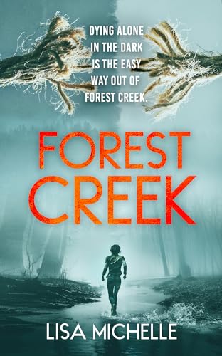 Book cover: woman walking into a misty, dark forest.