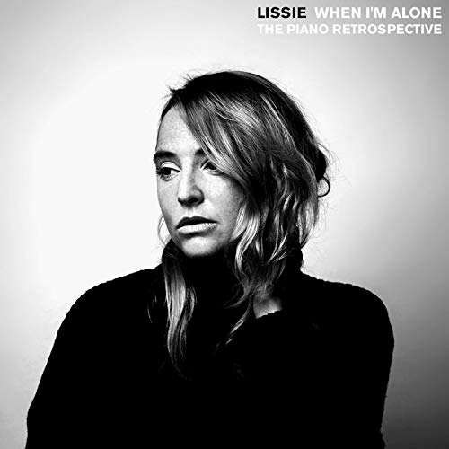 Black and white album cover with a woman in a dark turtleneck.