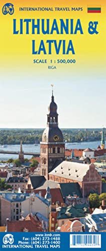 Travel map cover featuring a cityscape with a prominent church tower.