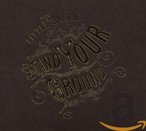 Dark brown CD cover for Little Barrie’s “Stand Your Ground” album.
