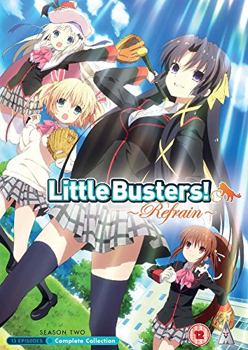 DVD cover for anime Little Busters! Refrain Season Two, featuring four girls.