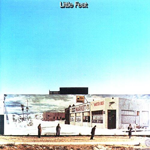 Album cover for Little Feat, showing a painted building and figures.