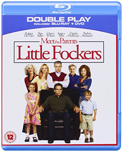 Blu-ray cover for Little Fockers featuring the ensemble cast standing against a white background.