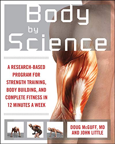 Book cover titled Body by Science featuring an anatomical illustration of a human arm.