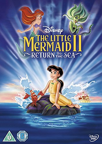 DVD cover for "The Little Mermaid II: Return to the Sea" featuring Ariel.