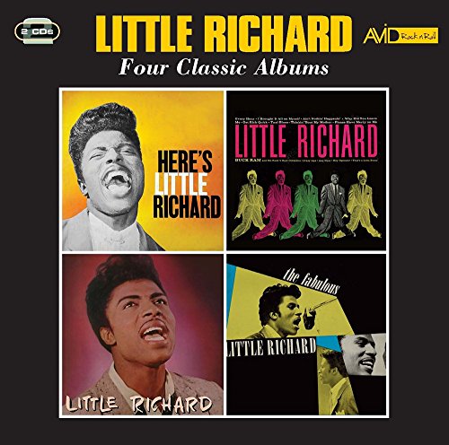 CD cover featuring Little Richard with four album covers in a square collage.