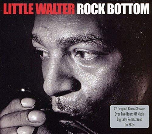 CD cover featuring a close-up portrait of Little Walter, a blues musician.