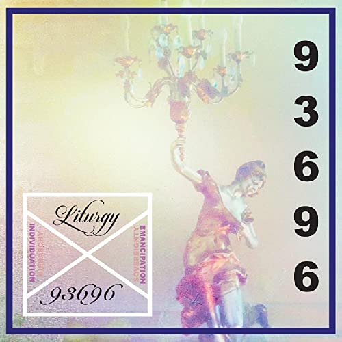 Vinyl album cover for Liturgy, featuring a chandelier and classical sculpture.