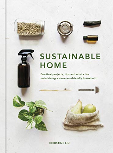 Book cover with eco-friendly items like plants, glass jars, and fruit.