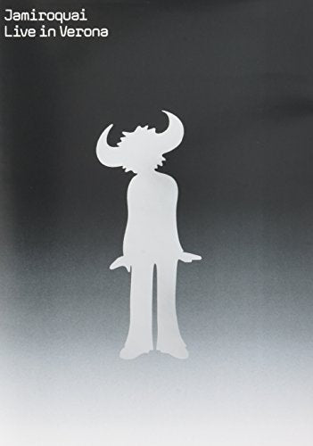 Jamiroquai "Live in Verona" DVD cover with a white figure on black.