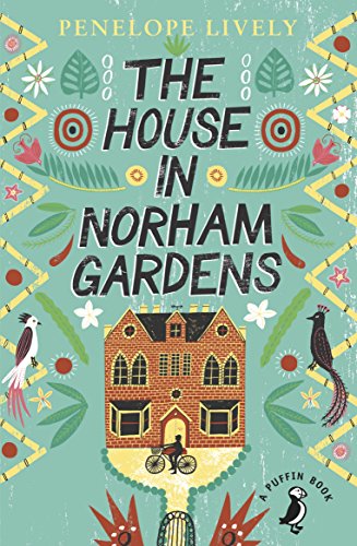 Book cover: illustrated house with a bicycle, titled "The House in Norham Gardens".