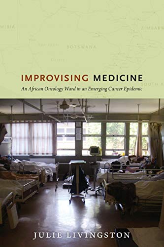 Book cover depicting a crowded oncology ward with beds and windows.