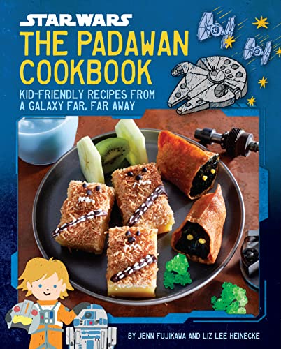 Star Wars Padawan Cookbook cover with food, R2-D2, and a young chef.