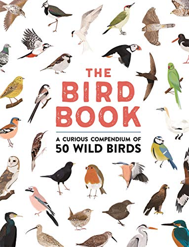 Book cover featuring illustrated images of diverse wild birds.