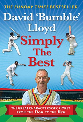 Book cover featuring David ‘Bumble’ Lloyd and cricket players in action.