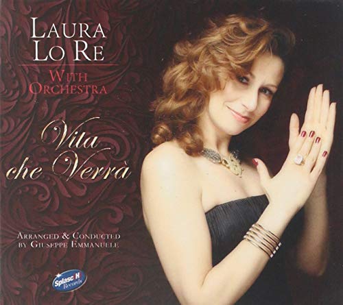 CD cover featuring portrait of singer Laura Lo Re with orchestra.