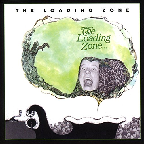"CD cover art with a green thought bubble and a surprised face inside."