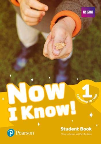 Now I Know 1" student book cover with child holding a moth.