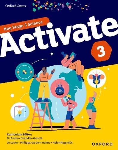 Oxford Smart Activate 3 Student Book cover with illustrated students and science concepts.