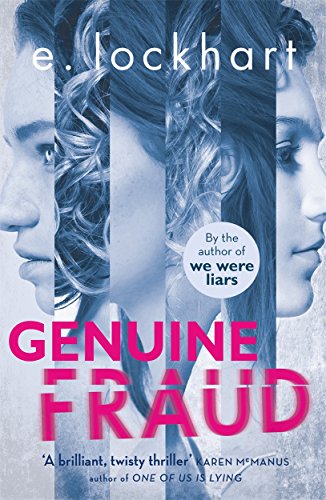 Book cover: split portrait of a young woman with pink title text.