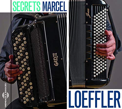 CD cover featuring a person holding a black and white accordion.