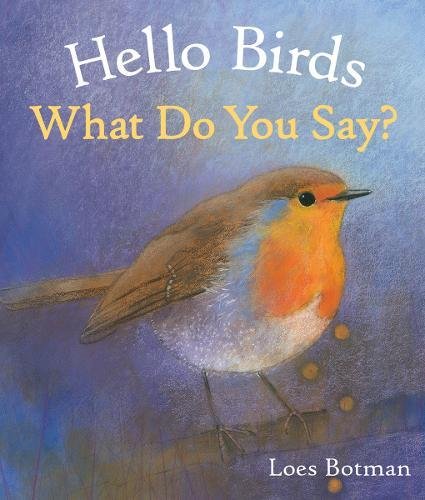 "Children's book cover featuring a colorful bird illustration with orange and brown background."